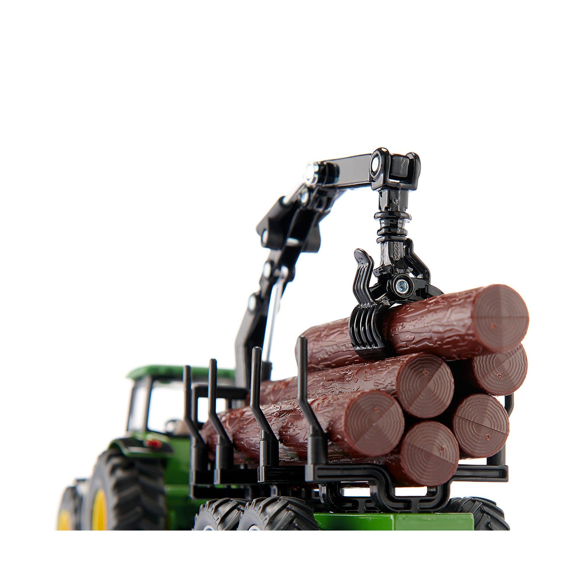 siku  Traktor mit Forstanhänger 1:50 