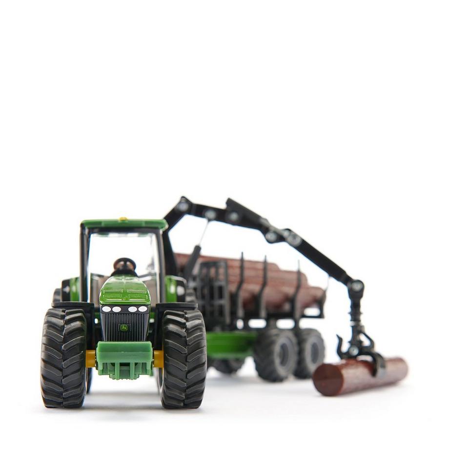 siku  Traktor mit Forstanhänger 1:50 