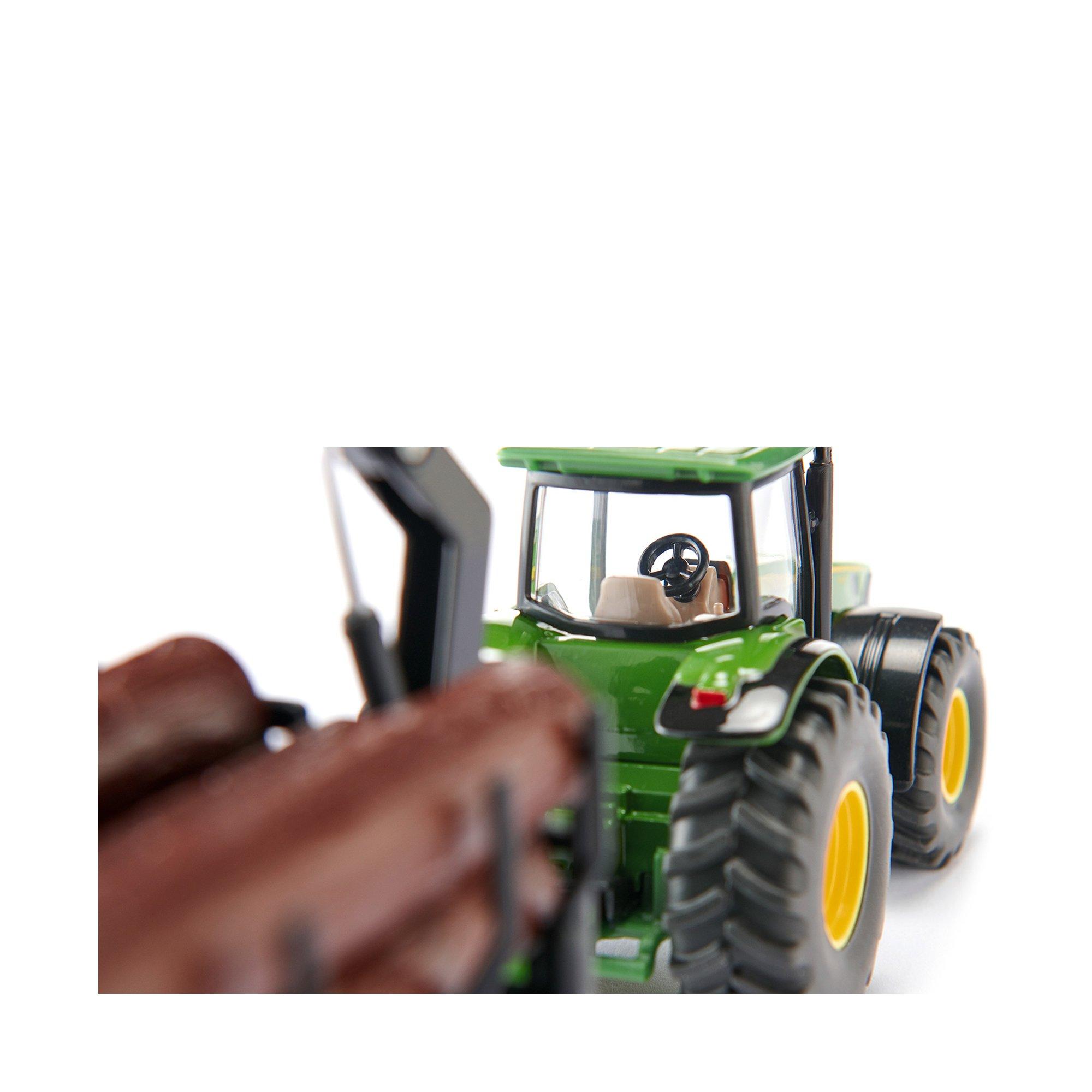 siku  Traktor mit Forstanhänger 1:50 