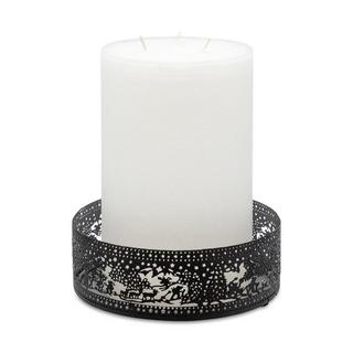 SCHULTHESS Kerzenhalter Scherenschnittplatte & Kerze 