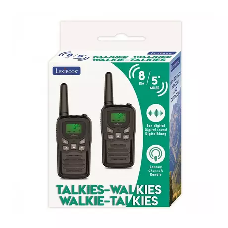 2 talkies-walkies 6 km pour enfant à partir de 8 ans