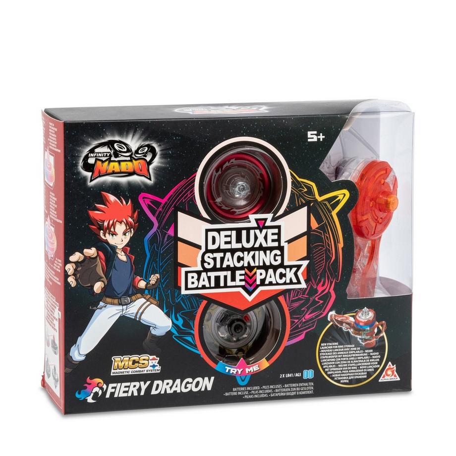 INFINITY NADO  Set De Toupies Lumineuses Empilables 