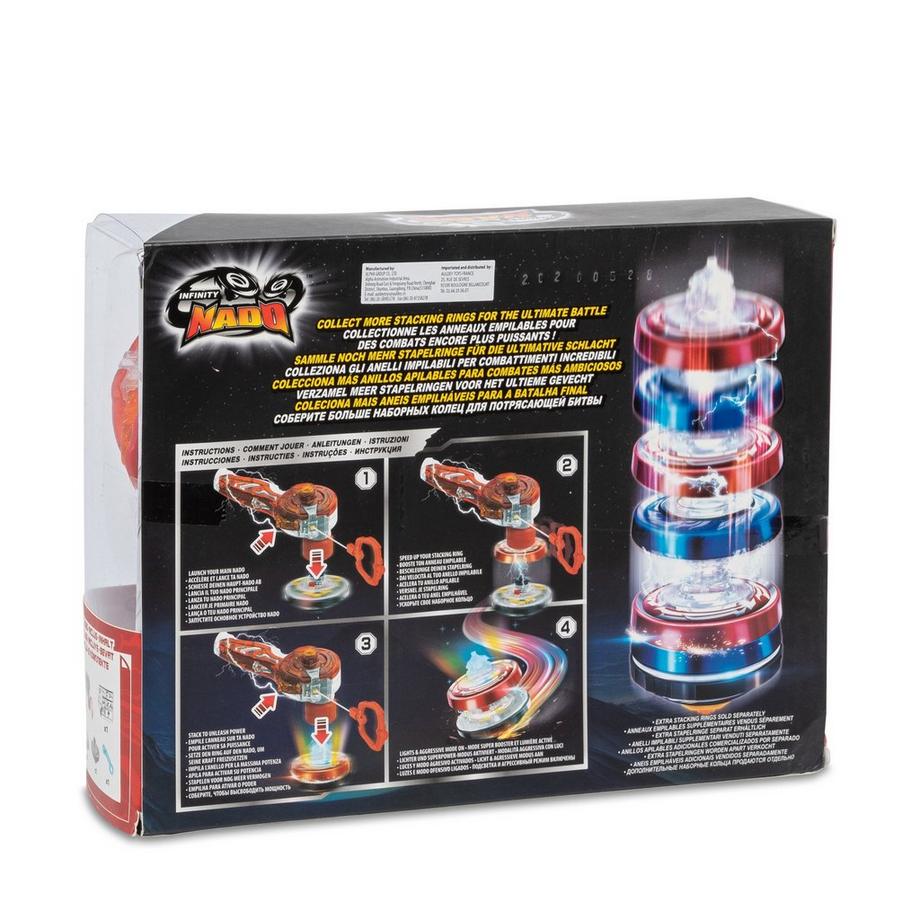 INFINITY NADO  Set De Toupies Lumineuses Empilables 