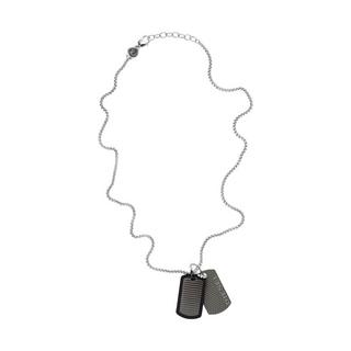 DIESEL DOUBLE DOGTAGS Collier 