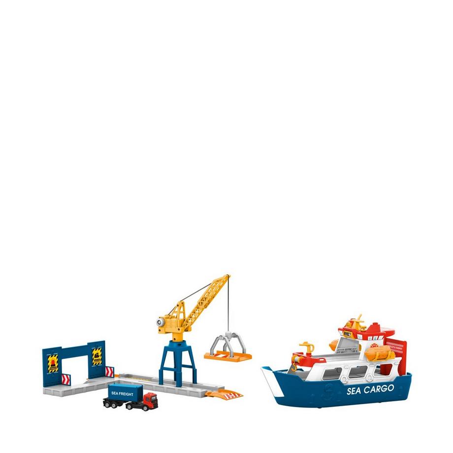 märklin  Frachtschiff und Hafenkran 