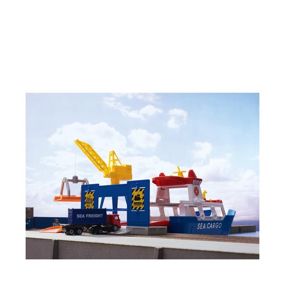 märklin  Frachtschiff und Hafenkran 