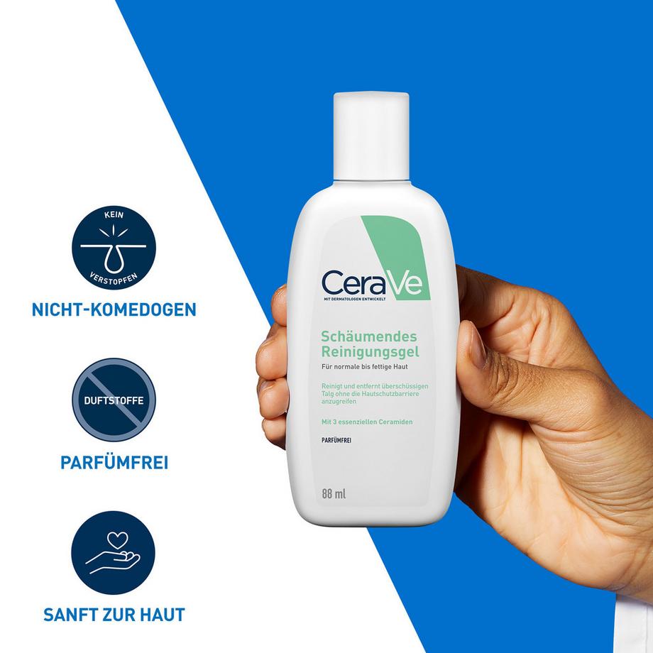 CeraVe Feuchtigkeitsspendendes Reinigungsgel Schäumendes Reinigungsgel 