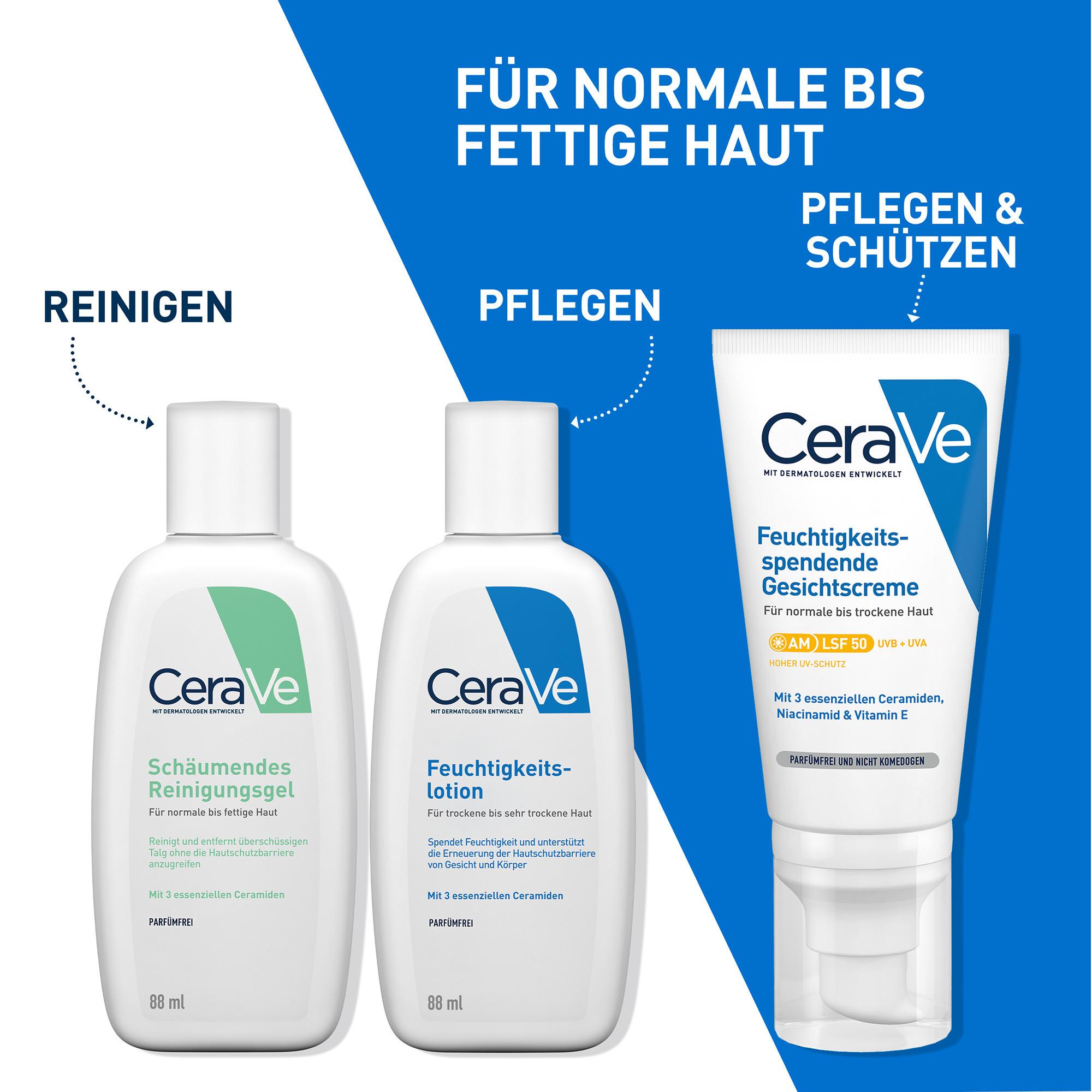 CeraVe Feuchtigkeitsspendendes Reinigungsgel Gel nettoyant moussant 