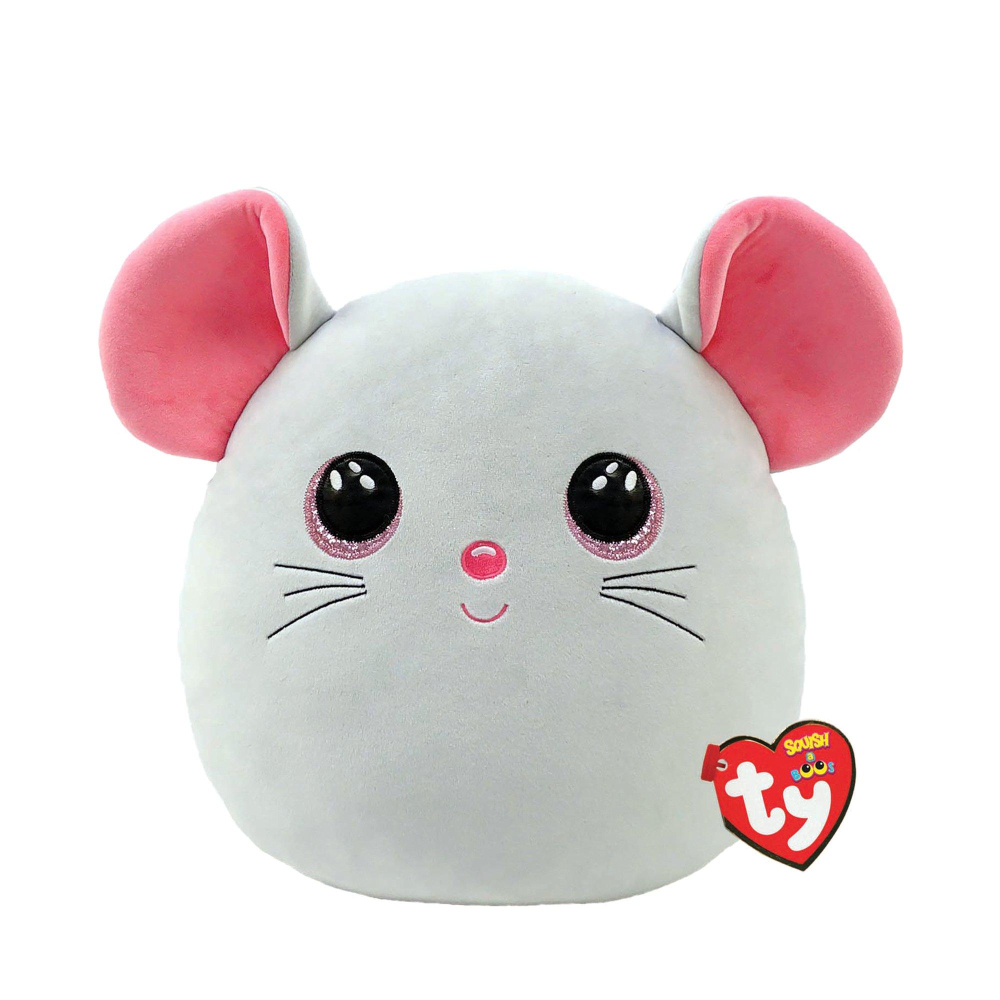 Image of Squish-A-Boo Kissen, Catnip, Maus Grau