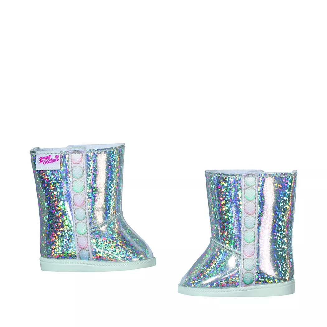 Zapf creation - BABY born Winterstiefel hoch, 43cm, Grau