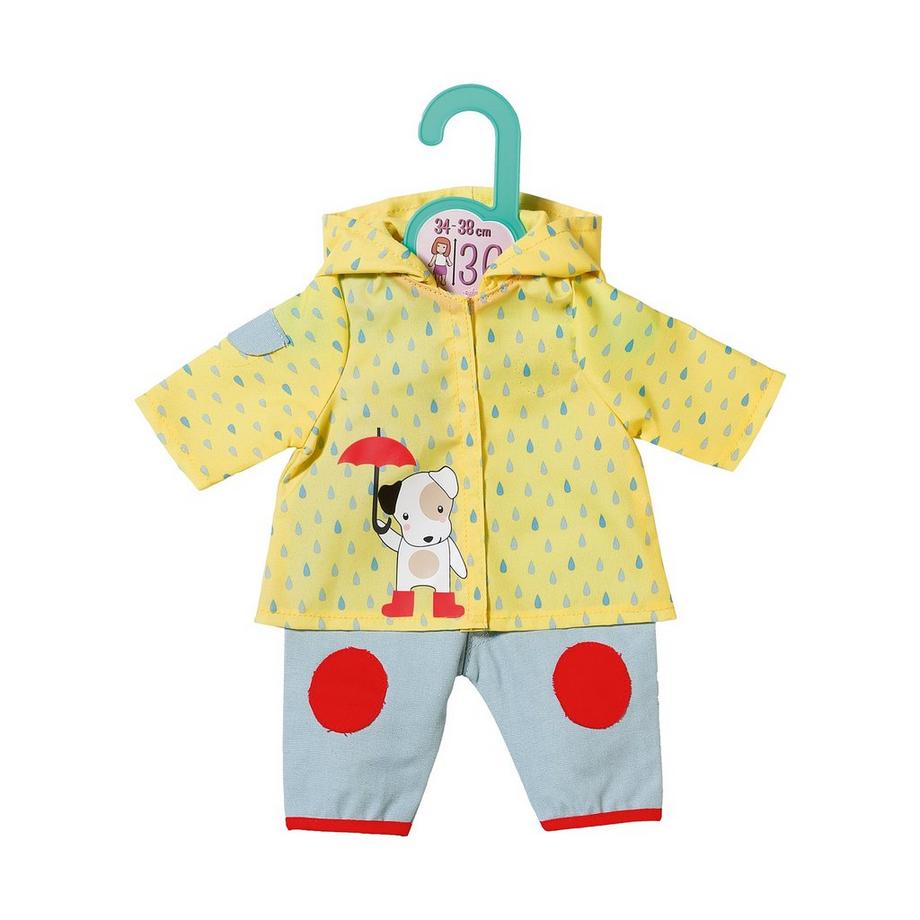 Zapf creation  Dolly Moda Salopette con Giacca da Pioggia 