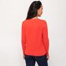 Manor Woman  Pull, col en V, manches longues Tomate