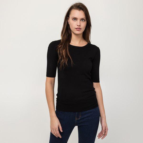 Image of Manor Woman Pullover, Rundhals, kurzarm - L