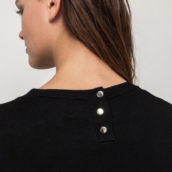 Manor Woman Pull Col Rond Manches Courtes  