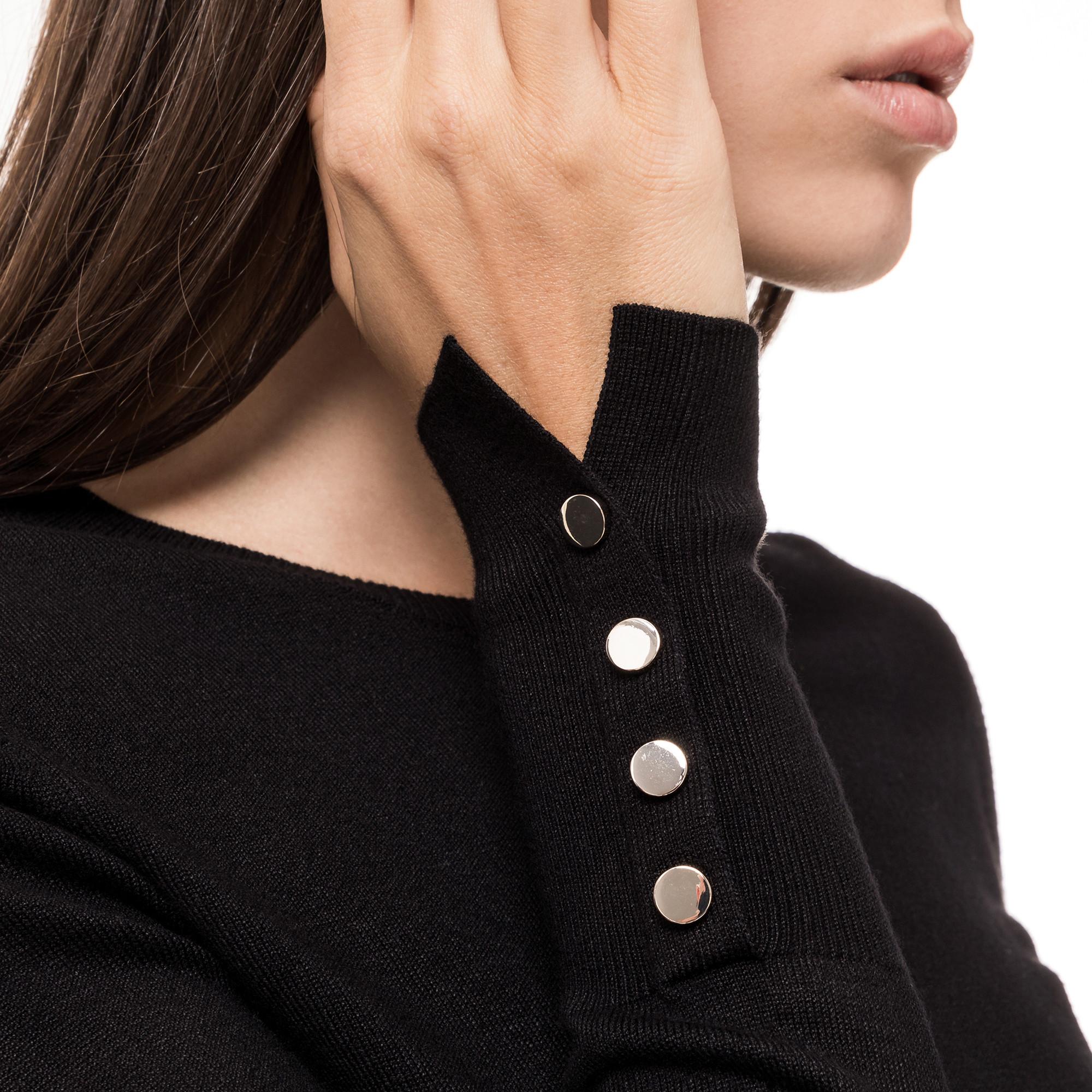 Manor Woman Pullover Girocollo Maniche Lunghe  