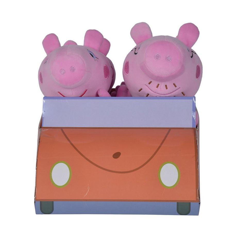 Simba  Ensemble familial Peppa Pig dans la voiture 