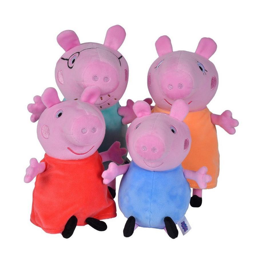 Simba  Ensemble familial Peppa Pig dans la voiture 