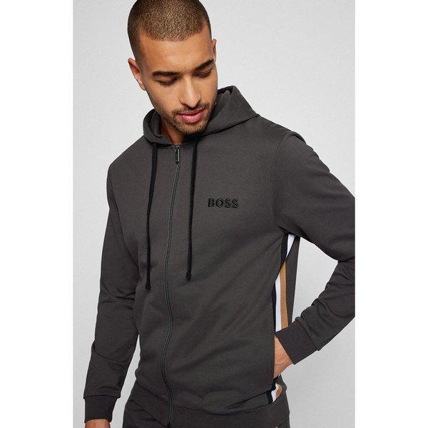 BOSS Hooded Heritage Cotton Giacca da allenamento  