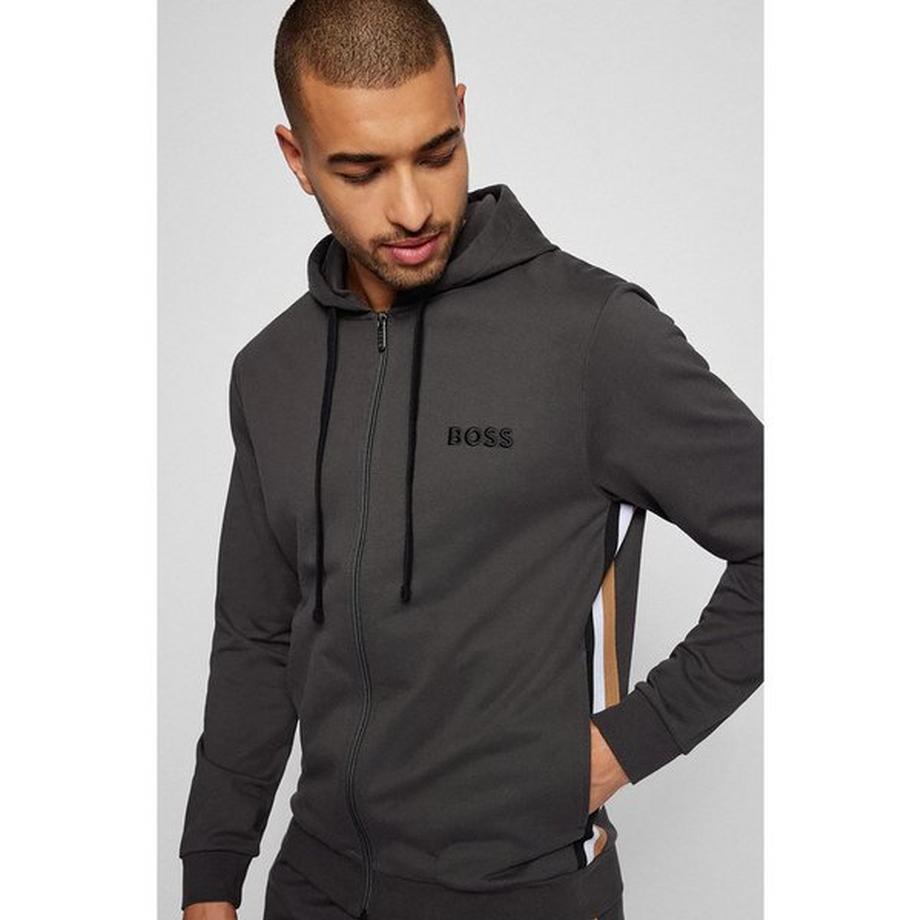 BOSS Hooded Heritage Cotton Giacca da allenamento  