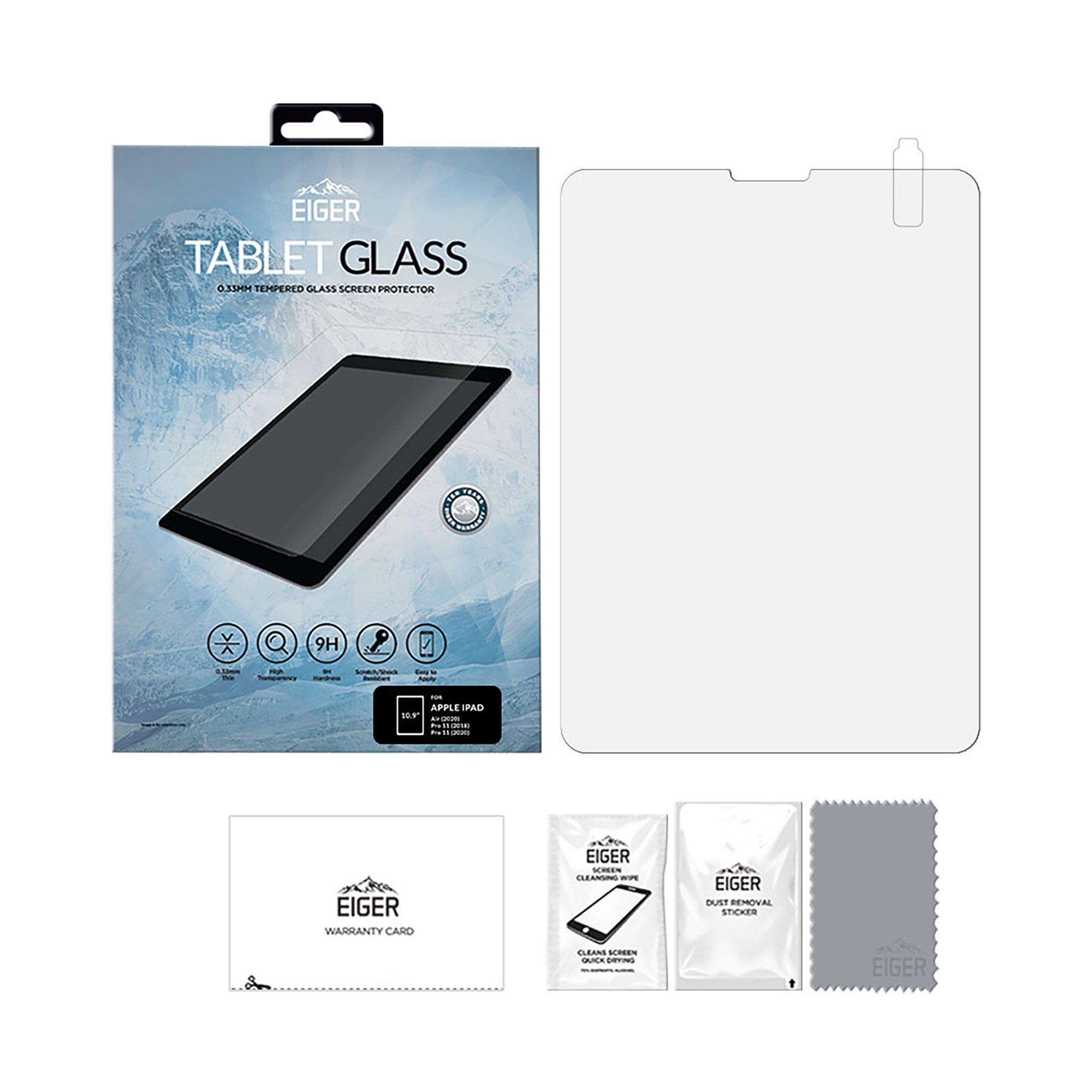 EIGER Tablet Glass (iPad Air (2020)) Verre de protection pour smartphones 