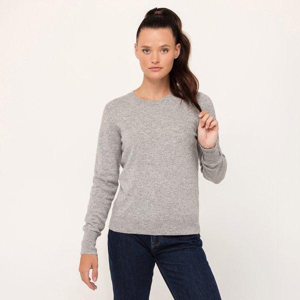 Manor Woman  Bio-Cashmere Pullover, Rundhals 