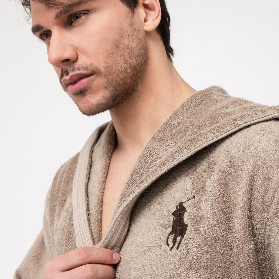 Ralph Lauren Player Bademantel, unisex 