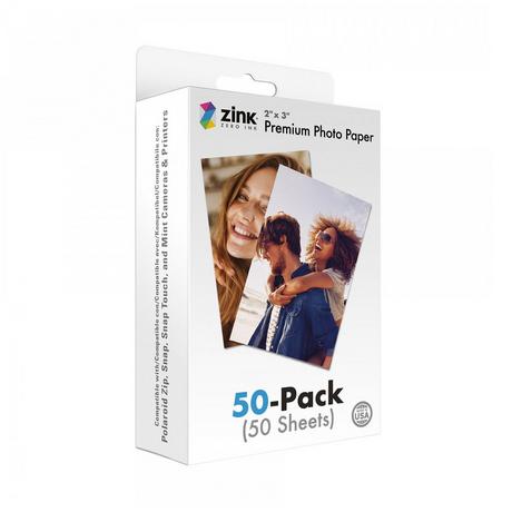 Polaroid Premium Zink Paper (1x50 Photos) Fotopapier, 50 Blatt 