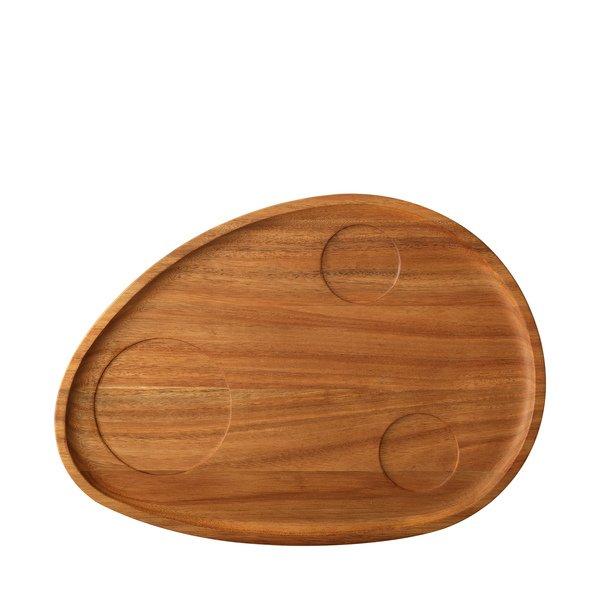 Image of Lunasol Tablett Flow Wooden - 35x25cm