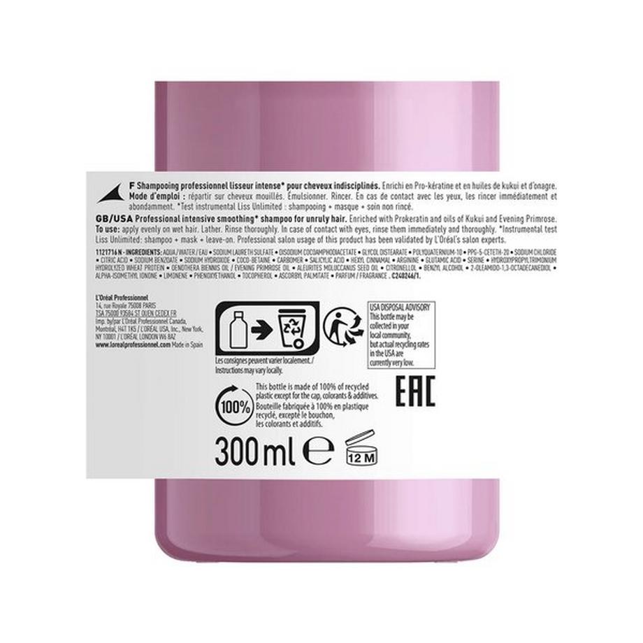 L'Oréal Professionnel Ulimited Liss Shampoo Liss Unlimited 