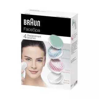 BRAUN Spazzolina per pulire FaceSpa Aufsatzmix-Mix SE80mv Bianco