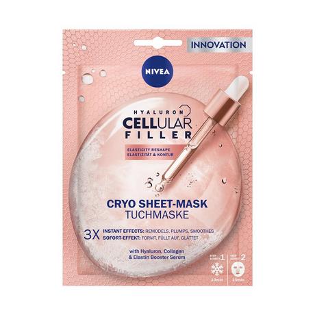 NIVEA Hyaluron Cryo Masque En Tissu Cryo Élasticité Hyaluron Cellular Filler  