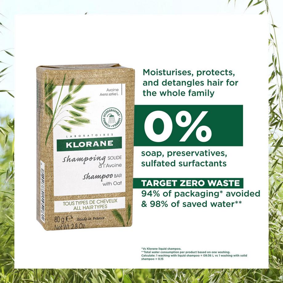 KLORANE Hafer Festes Shampoo 