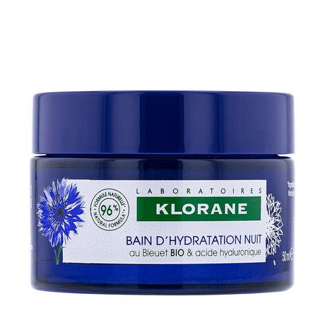 KLORANE Hydration - Bio-Kornblume Nacht-Feuchtigkeitspflege mit Bio Kornblume 