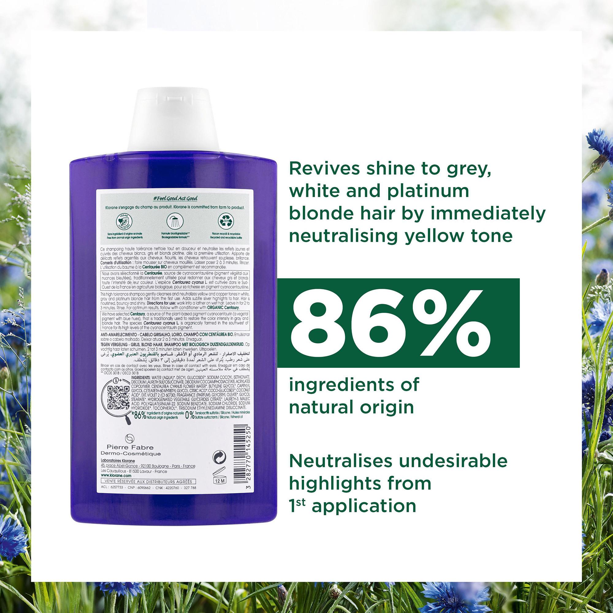 KLORANE Bleuet BIO Shampooing 