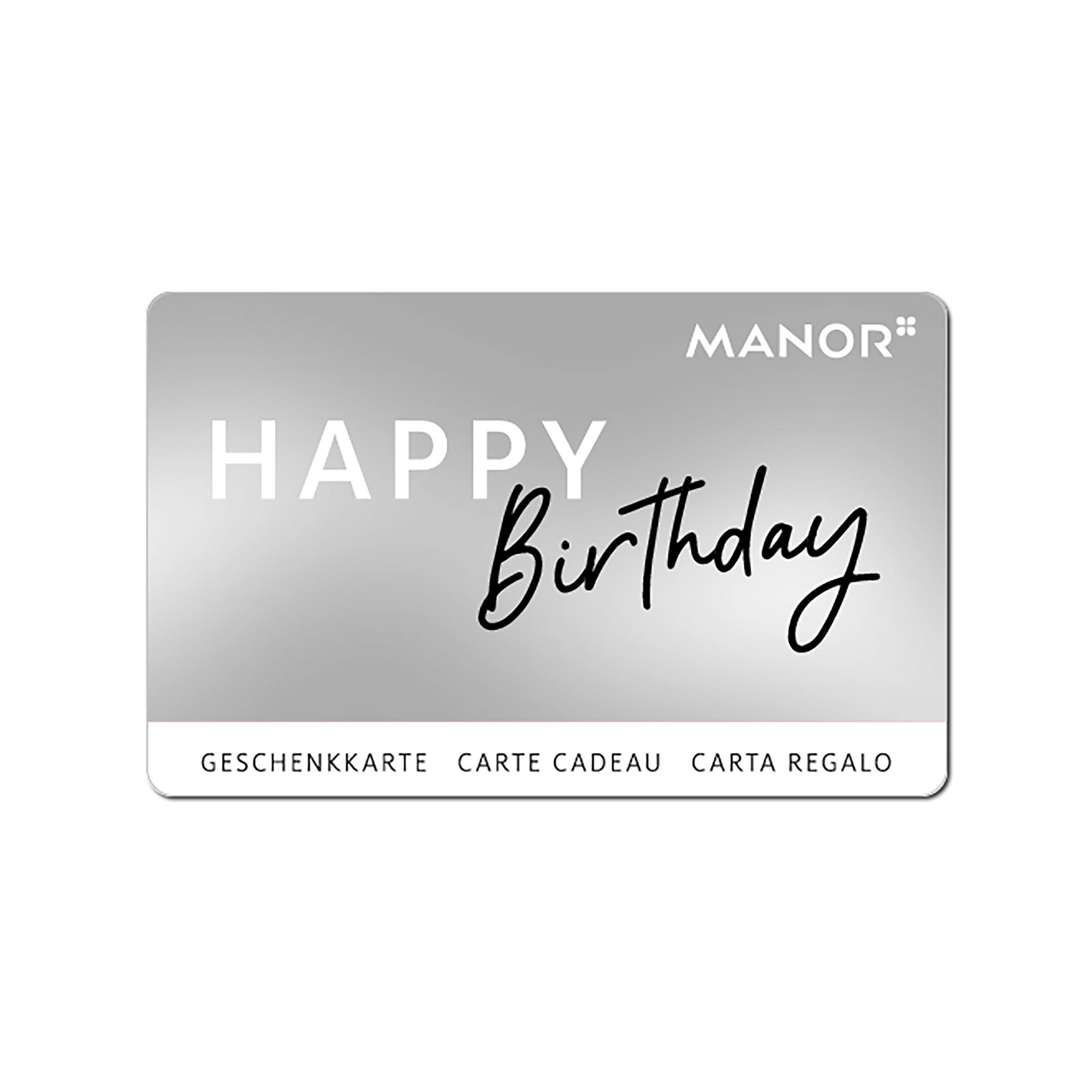 Manor Happy Birthday HB SILVER 21 