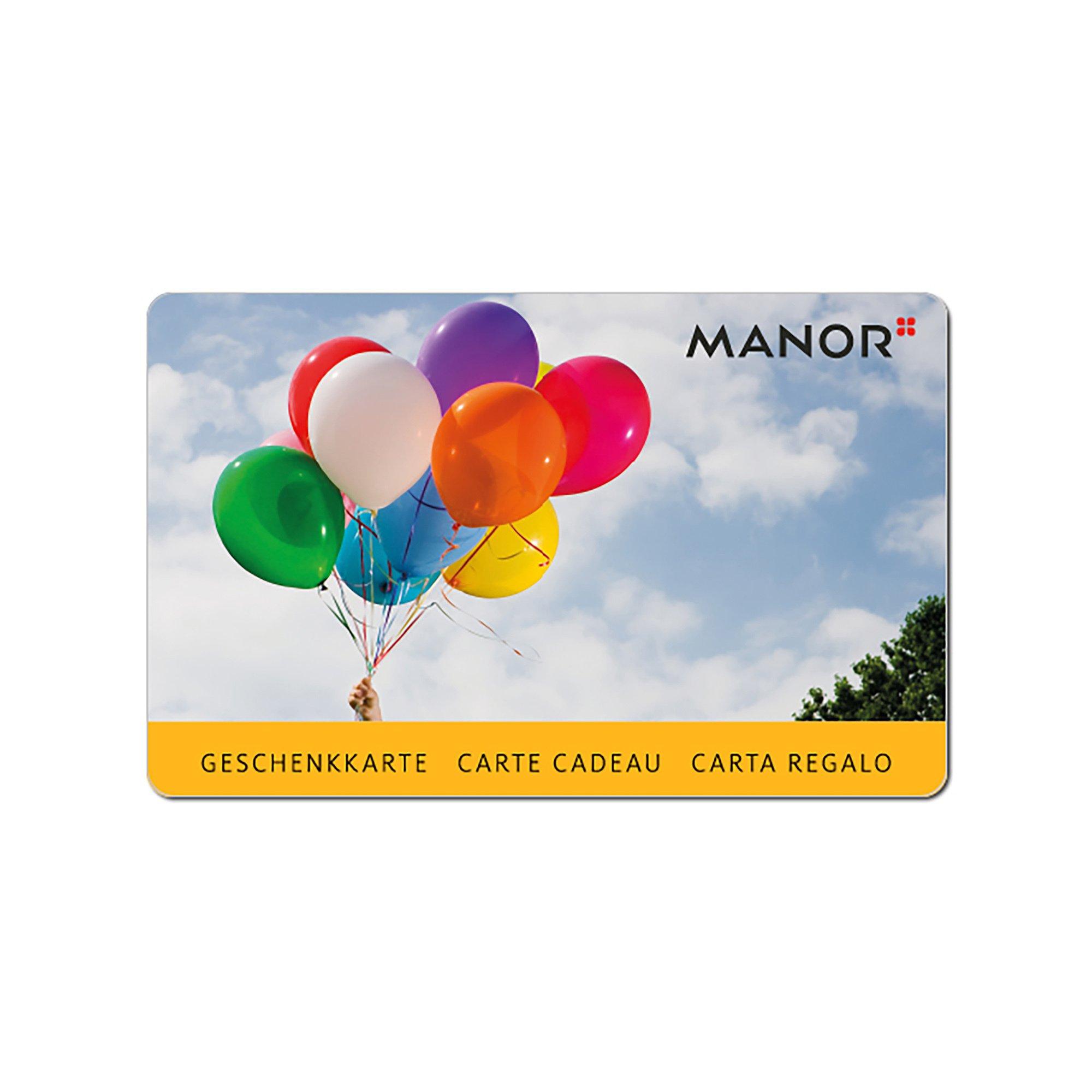 Manor Balloon Carte cadeau 