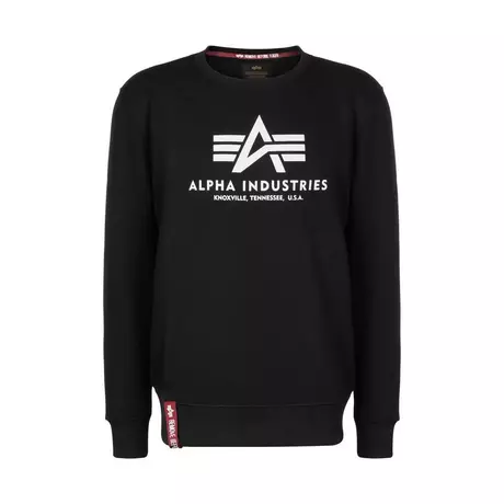 Alpha Industries Sweatshirt Basic Sweater Schwarz