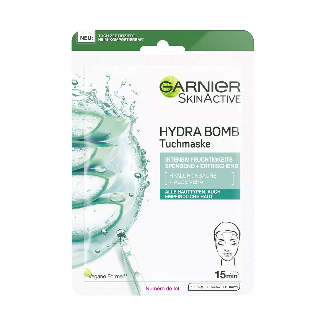 GARNIER SkinActive Hydra Bomb Tuchmaske Aloe Vera (28g)