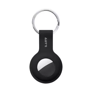 LAUT Huex AirTag Ring Silicone Anhänger für Keyfinder Black