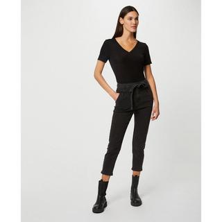 MORGAN V-Ausschnitt Kurzarm T-Shirt  