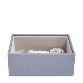 Stackers Boîte à bijoux, 1 compartiment profond Mini Bleu Clair