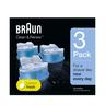 BRAUN Cartuccie detergente
 CC-System pack di 3 Blu