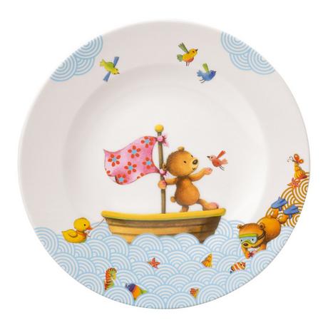 Villeroy&Boch Assiette plate pour enfant Happy as a Bear 