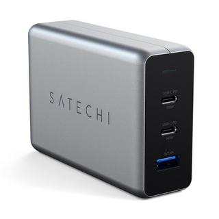 SATECHI Travel GaN (2x USB-C, 1x USB-A, 100W) Caricabatteria 