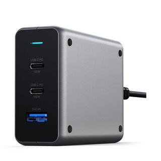 SATECHI Travel GaN (2x USB-C, 1x USB-A, 100W) Caricabatteria 