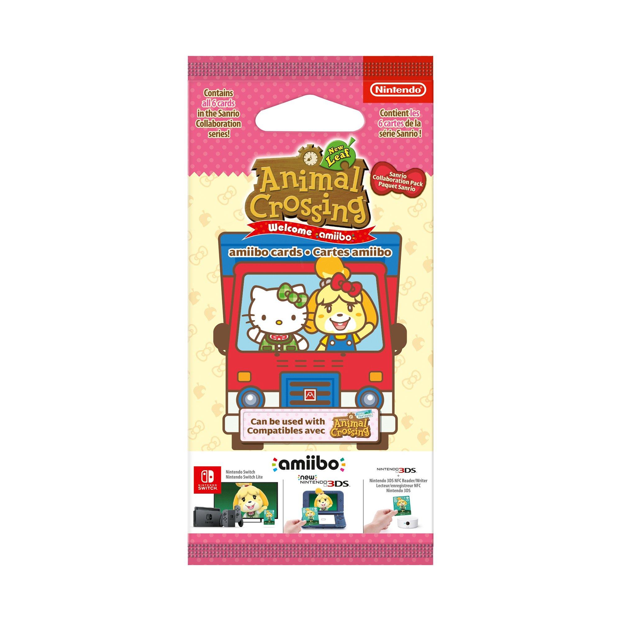 Image of Figur amiibo Cards - Animal Crossing: New Leaf + Sanrio (6 pcs.)