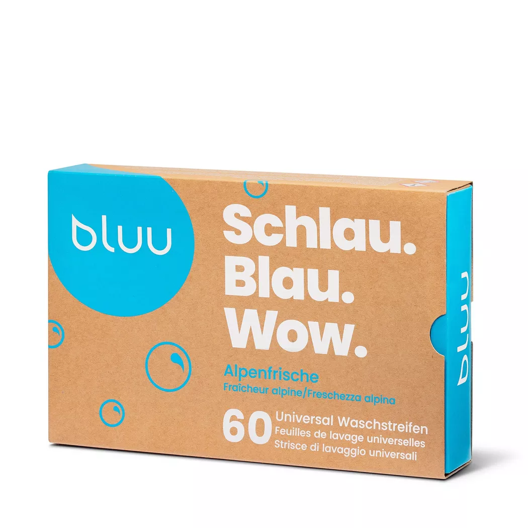 bluu - Universal Waschstreifen, 60 Stück
