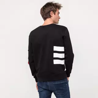 Alpha Industries Sweatshirt Side Logo Sweater Black