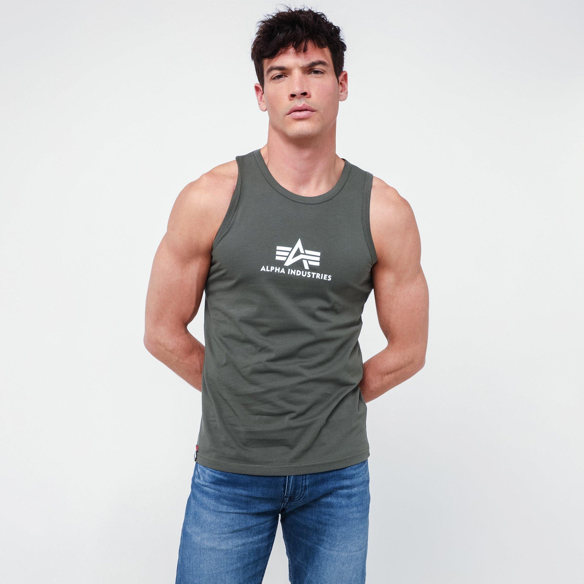 Image of Alpha Industries T-Shirt, Classic Fit, ohne Arm basic tank - L
