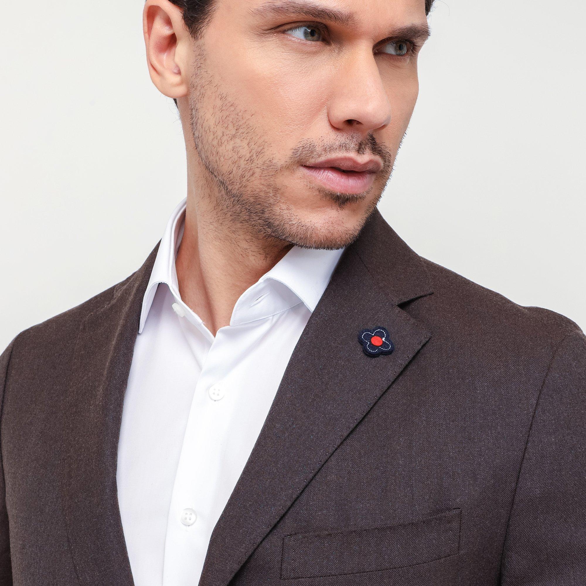TOMMY HILFIGER TAILORED Blazer Unconstructed Jacket Braun